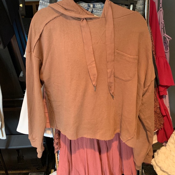 Buckle Other - Crop sweatshirt, dark cream